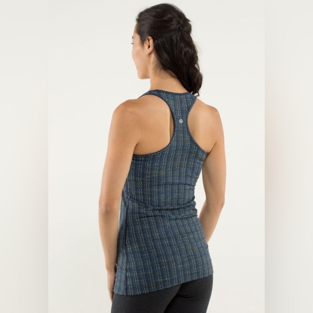 Lululemon‎ Cool Racerback Ziggy Wee October Inkwell Size 4/6 yoga workout